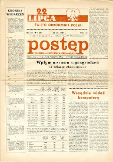 Postęp 1988.07.22, R. XVI, nr7 (231)