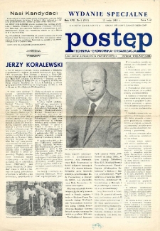 Postęp 1989.05.12, R. XVII, nr 5 (241)
