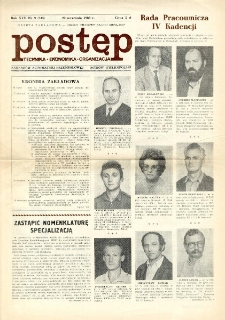 Postęp 1989.09.20, R. XVII, nr 9 (245)
