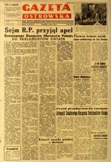 Gazeta Ostrowska 1950.03.09 R.III nr68(434)
