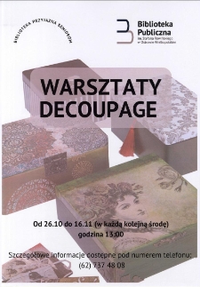 Warsztaty decoupage