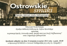 Zaproszenie : Ostrowskie smaki
