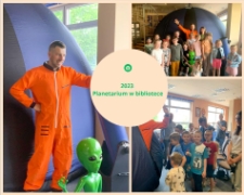 Planetarium w bibliotece 2023