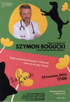 Plakat : Szymon Bogucki, 25.04.2024