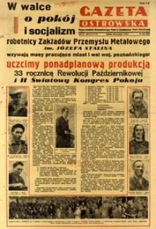 Gazeta Ostrowska 1950.09.30 R.III nr269(554)