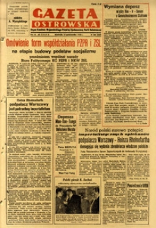 Gazeta Ostrowska 1950.10.15 R.III nr284(569)