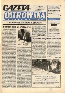 Gazeta Ostrowska 1993.02.21, R. V, nr 7 (171)