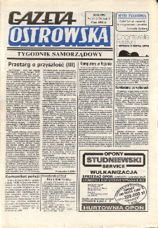Gazeta Ostrowska 1993.04.18, R. V, nr 15 (179)