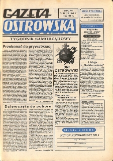 Gazeta Ostrowska 1993.04.25, R. V, nr 16 (180)