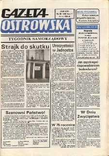 Gazeta Ostrowska 1993.05.23. R. V, nr 20 (184)