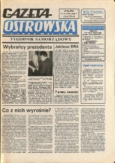 Gazeta Ostrowska 1993.06.27, R. V, nr 25 (189)