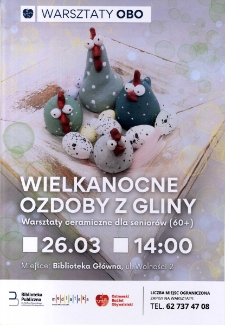 Warsztaty OBO : Wielkanocne ozdoby z gliny, 26.03