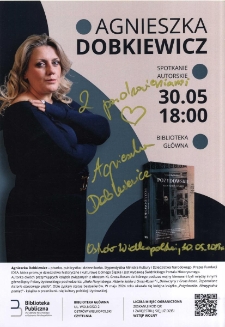 Spotkanie autorskie : Agnieszka Dobkiewicz, 30.05