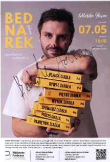 Adrian Bednarek : spotkanie autorskie, 07.05