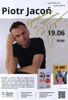 Spotkanie autorskie : Piotr Jacoń, 19.06
