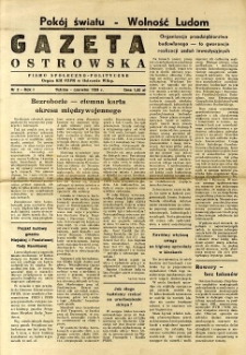 Gazeta Ostrowska 1959.Czerwiec R.I nr3
