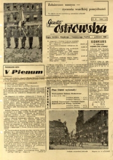 Gazeta Ostrowska 1960. Październik nr 18