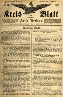 Kreis-Blatt fuer den Kreis Adelnau 1882.02.05 nr11
