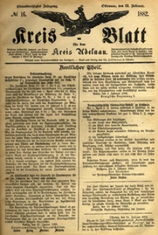 Kreis-Blatt juer den Kreis Adelnau 1882.02.23 nr16
