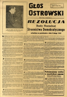 Głos Ostrowski 1949.02.11 R.V nr40
