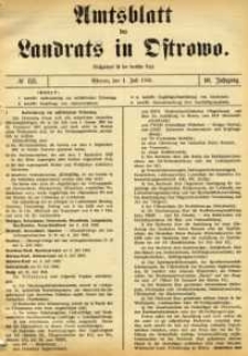 Amtsblatt des Landrats in Osstrowo 1940.07.01 nr53