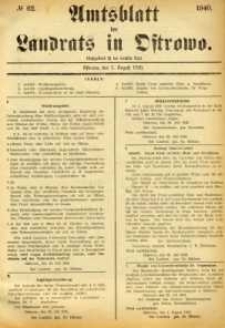 Amtsblatt des Landrats in Osstrowo 1940.08.01 nr62