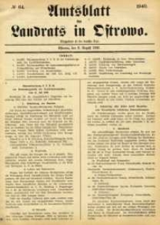 Amtsblatt des Landrats in Osstrowo 1940.08.08 nr64