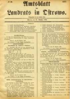 Amtsblatt des Landrats in Osstrowo 1940.10.31 nr88