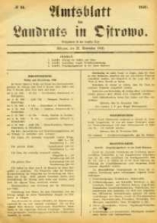 Amtsblatt des Landrats in Osstrowo 1940.11.21 nr94