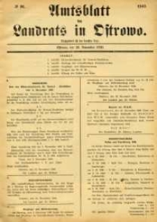 Amtsblatt des Landrats in Osstrowo 1940.11.28 nr96