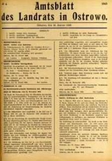 Amtsblatt des Landrats in Ostrowo 1943.01.14 nr4
