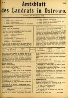 Amtsblatt des Landrats in Ostrowo 1943.01.28 nr8