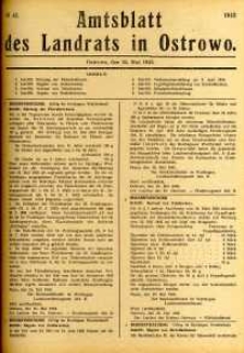 Amtsblatt des Landrats in Ostrowo 1943.05.25 nr41