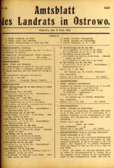 Amtsblatt des Landrats in Ostrowo 1943.06.03 nr44