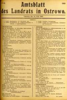 Amtsblatt des Landrats in Ostrowo 1943.06.10 nr46