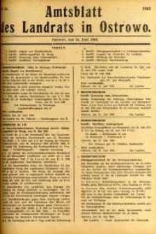Amtsblatt des Landrats in Ostrowo 1943.06.24 nr50