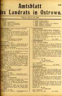 Amtsblatt des Landrats in Ostrowo 1943.07.08 nr54