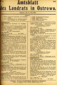 Amtsblatt des Landrats in Ostrowo 1943.07.12 nr55