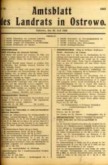 Amtsblatt des Landrats in Ostrowo 1943.07.26 nr59