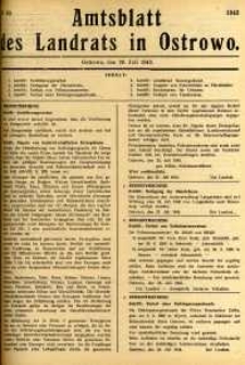 Amtsblatt des Landrats in Ostrowo 1943.07.29 nr60