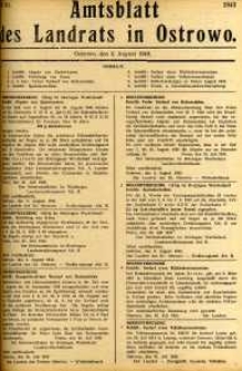 Amtsblatt des Landrats in Ostrowo 1943.08.02 nr61