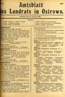 Amtsblatt des Landrats in Ostrowo 1943.08.12 nr64