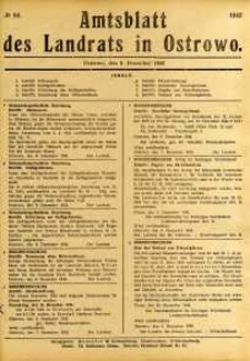 Amtsblatt des Landrats in Ostrowo 1943.12.09 nr98