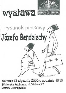 Bendziecha J&oacute;zef. Rysunek prasowy, 13.01.2005