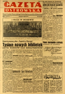 Gazeta Ostrowska 1949.05.08 R.II nr123(136)