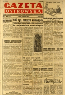 Gazeta Ostrowska 1949.08.13 R.II nr218(231)